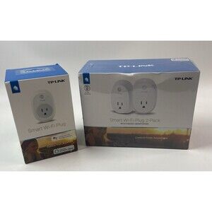 TP-Link Kasa HS100 Smart WiFi Plug + HS110 Kit 2-Pack Energy Monitoring Alexa -3
